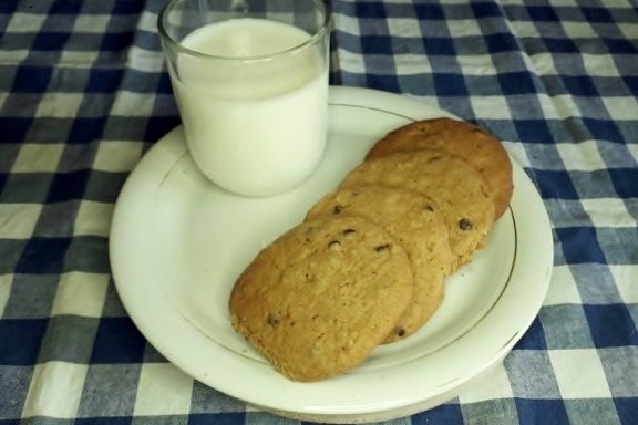 galletas de mantequilla de maní y chispas de chocolate