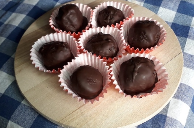 foto de bombones de torta