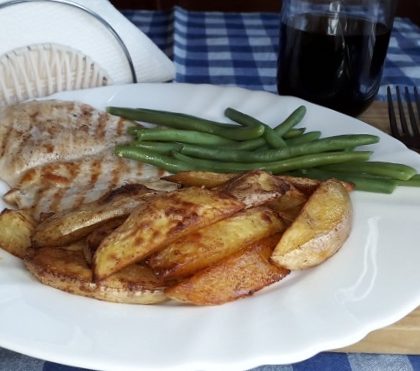 fotos papas al horno con paprika
