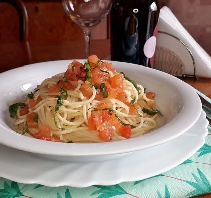Pasta al filetto de tomate