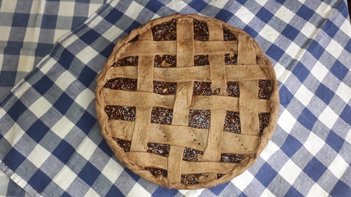 tarta de higos con chocolate