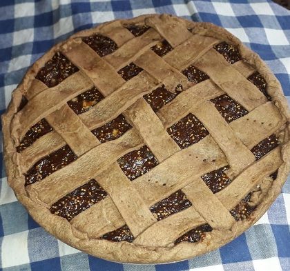 tarta de higos y chocolate