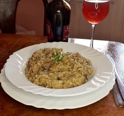 fot risotto fungi y salchicha
