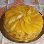 foto torta de melocoton