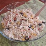 foto ensalada fría de arroz