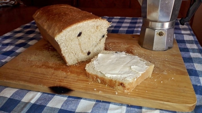 foto de pan de sandwich dulce
