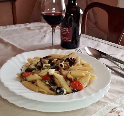 foto pasta con berenjenas
