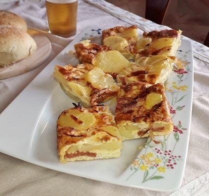 foto de tortilla de papa al horno