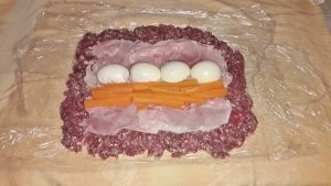 albondigon de carne preparacion