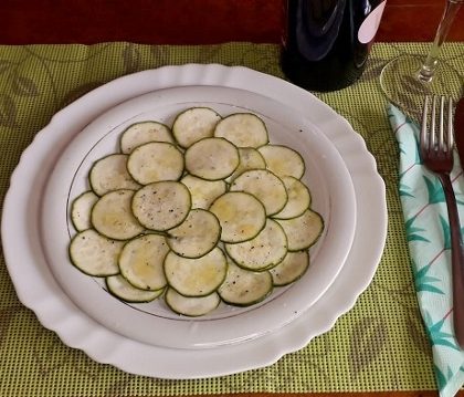 foto carpaccio de calabacín