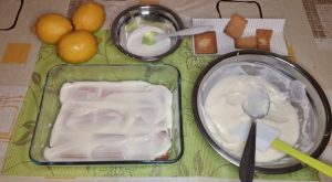preparación marquesa de limón