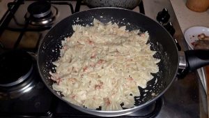 pasta salmón ahumado