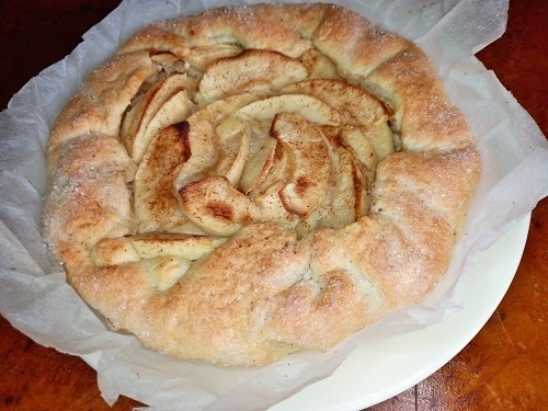 crostata de manzana casera