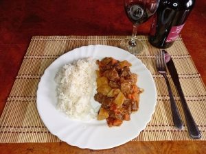 estofado casero de carne
