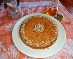 torta de miel y nueces
