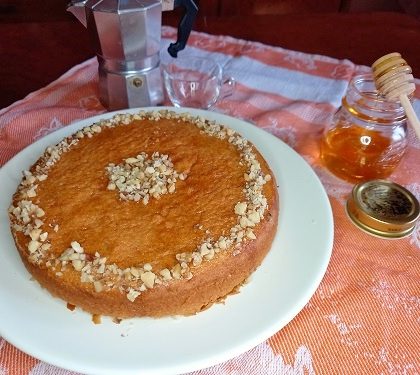 torta de miel y nueces