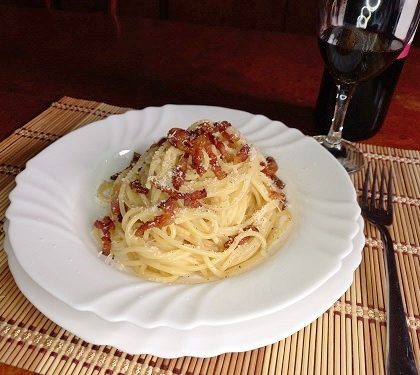 pasta a la carbonara