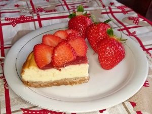 torta de queso al horno