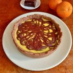 tarta de naranja y chocolate