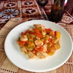 bocaditos de pollo con pimientos