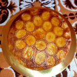 torta de banana invertida