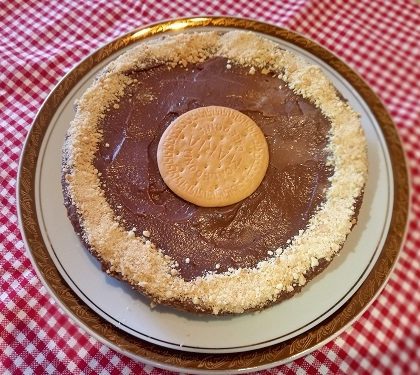 Torta Helada de Galletas con Chocolate