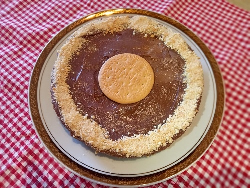 Torta Helada de Galletas con Chocolate