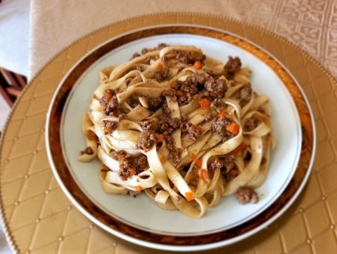 la verdadera pasta boloñesa italiana