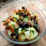 Ensalada tibia con berenjenas