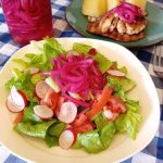 cebollas moradas encurtidas