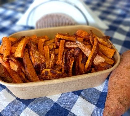 Chips de batatas al horno