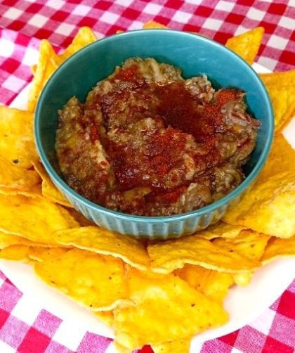Paté de berenjenas ahumadas